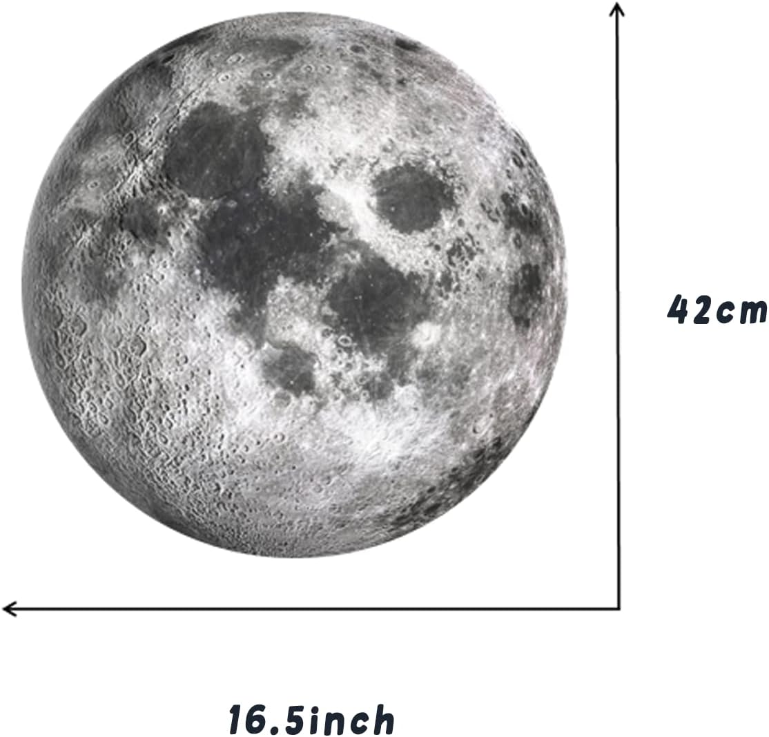 Moon Wall Sticker for Bedroom and Playroom Decor