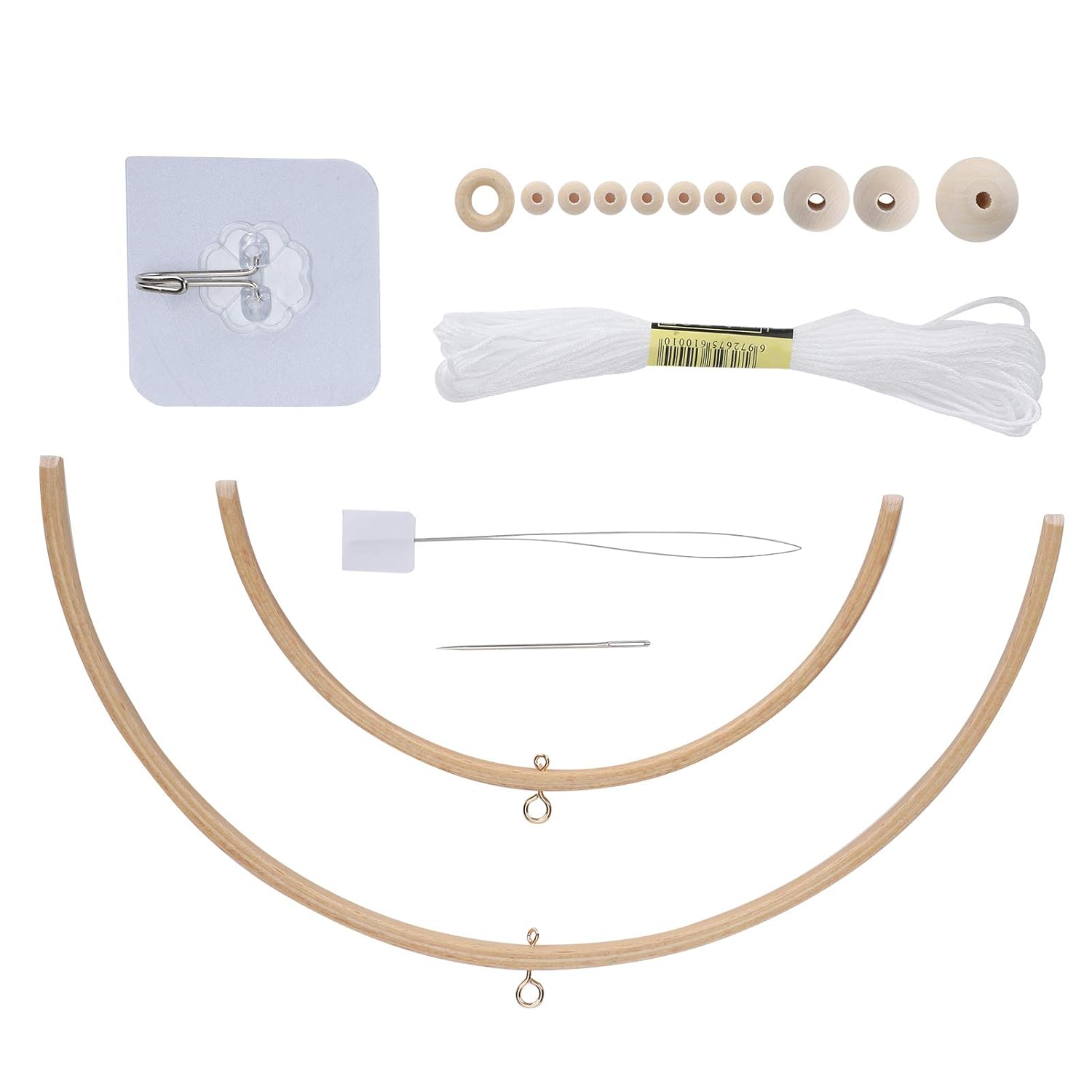 Baby Mobile DIY Kit Wooden Frame Ceiling Wind Chime Hanger