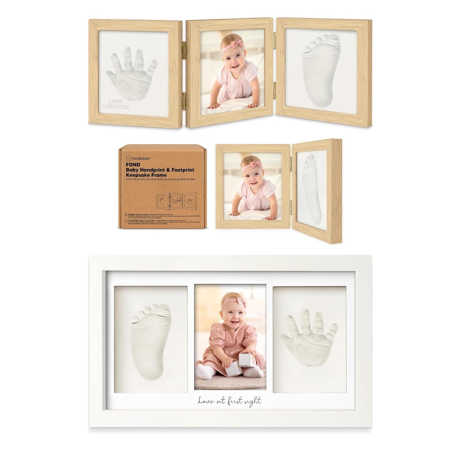 KeaBabies Baby Shower Gifts for Boys Girls Footprint Kit