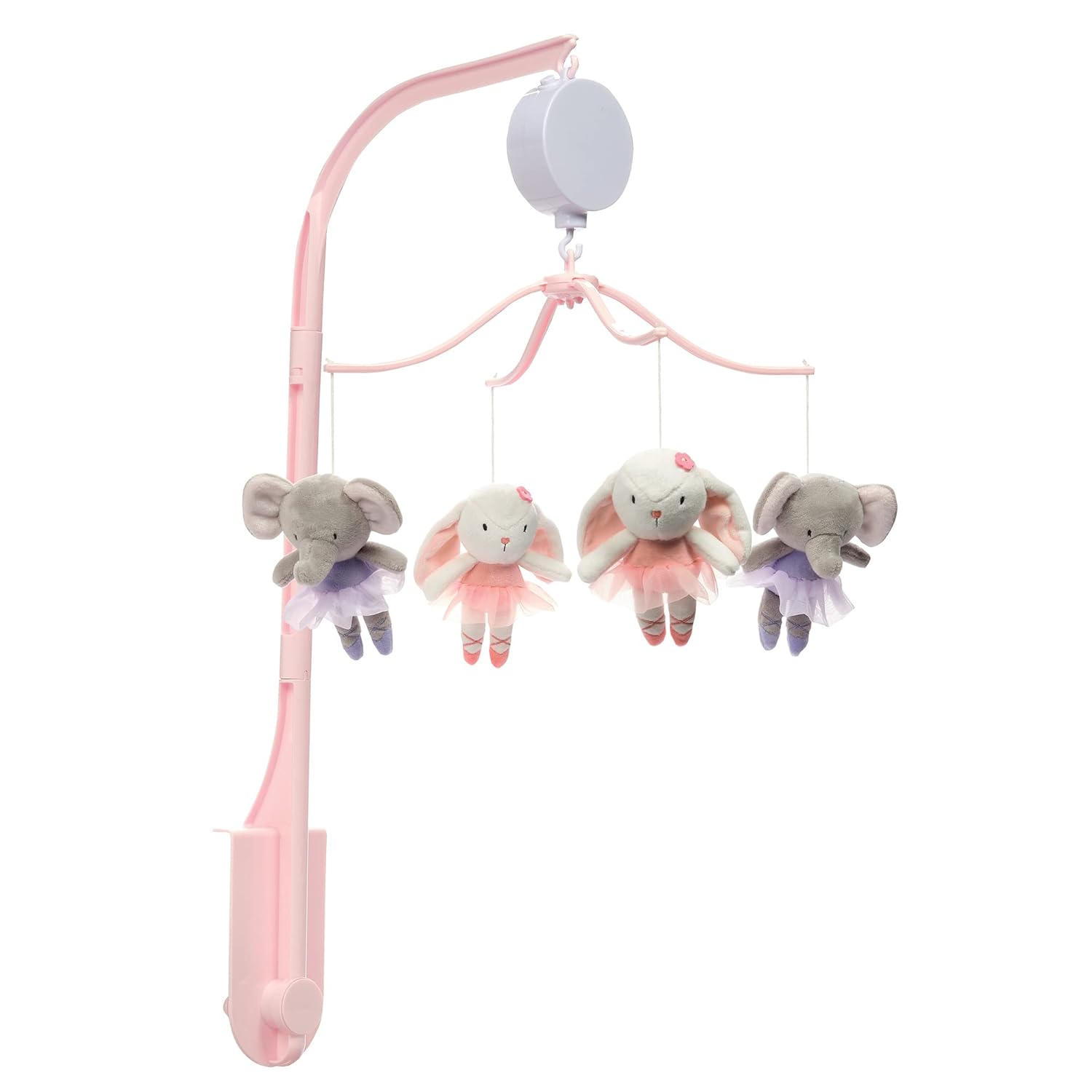 Bedtime Originals Tiny Dancer Musical Baby Crib Mobile Pink