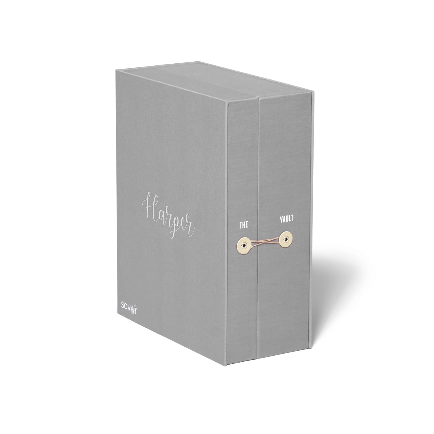 Savor Personalized Baby Keepsake Organizer Box
