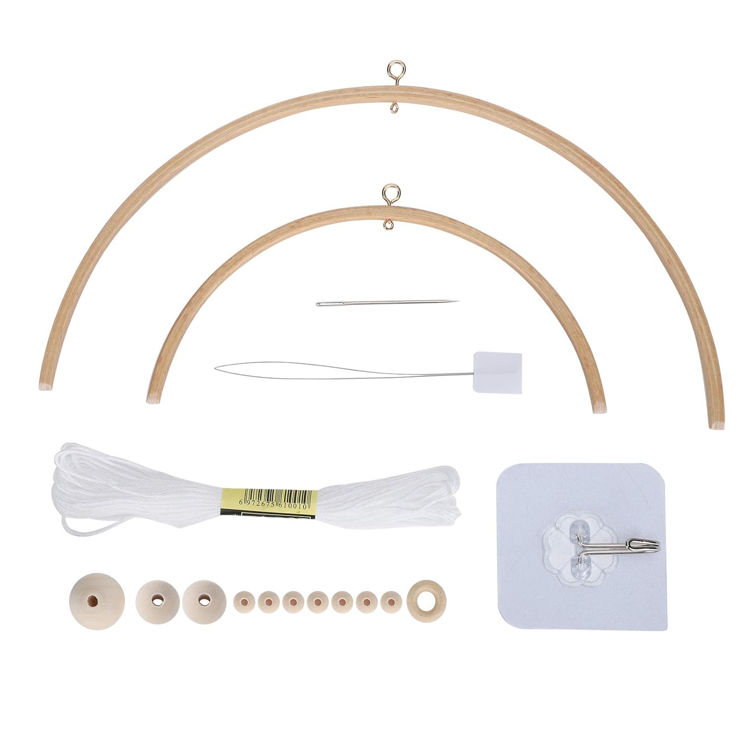 Baby Mobile DIY Kit Wooden Frame Ceiling Wind Chime Hanger