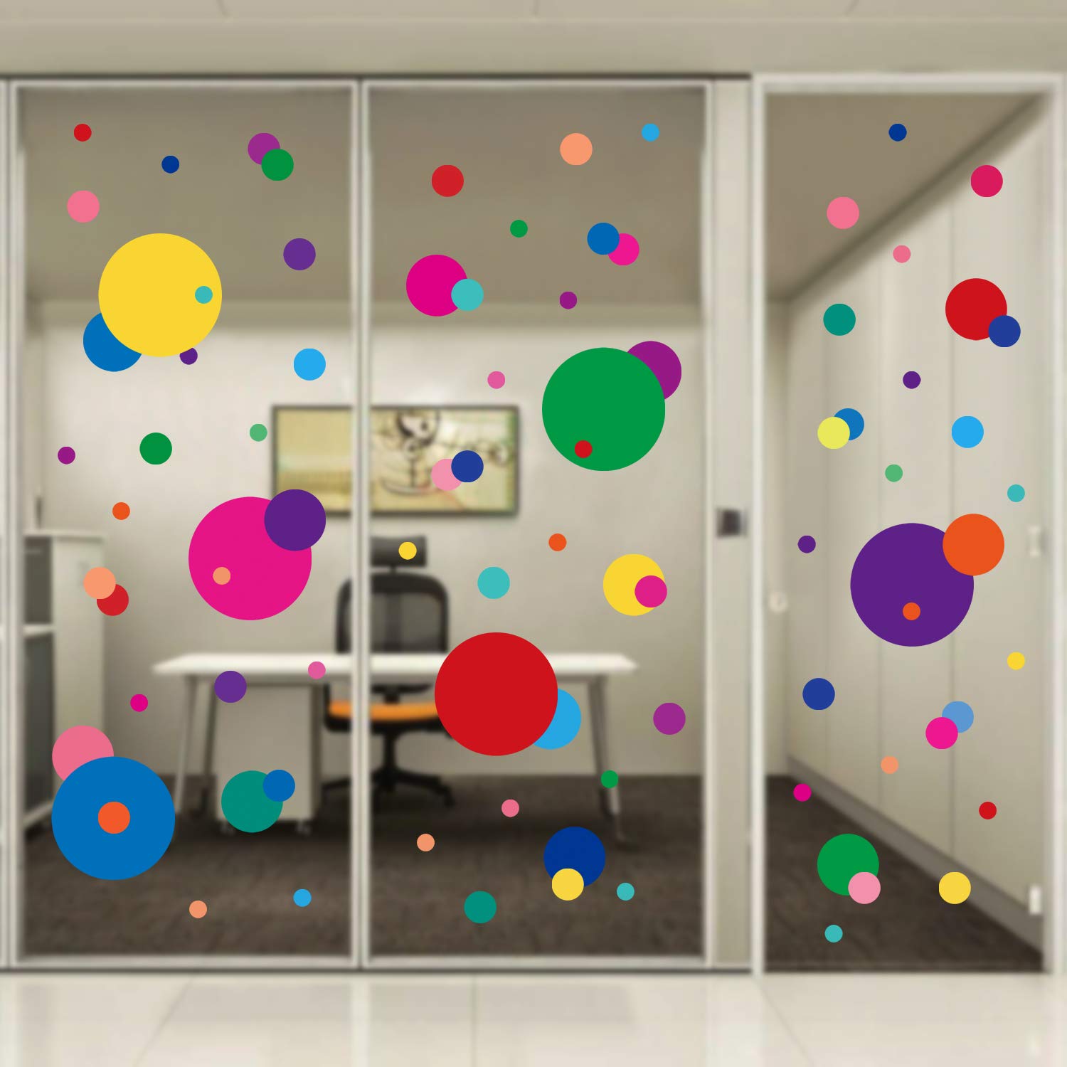 PARLAIM Polka Dot Wall Decals for Kids Bedroom