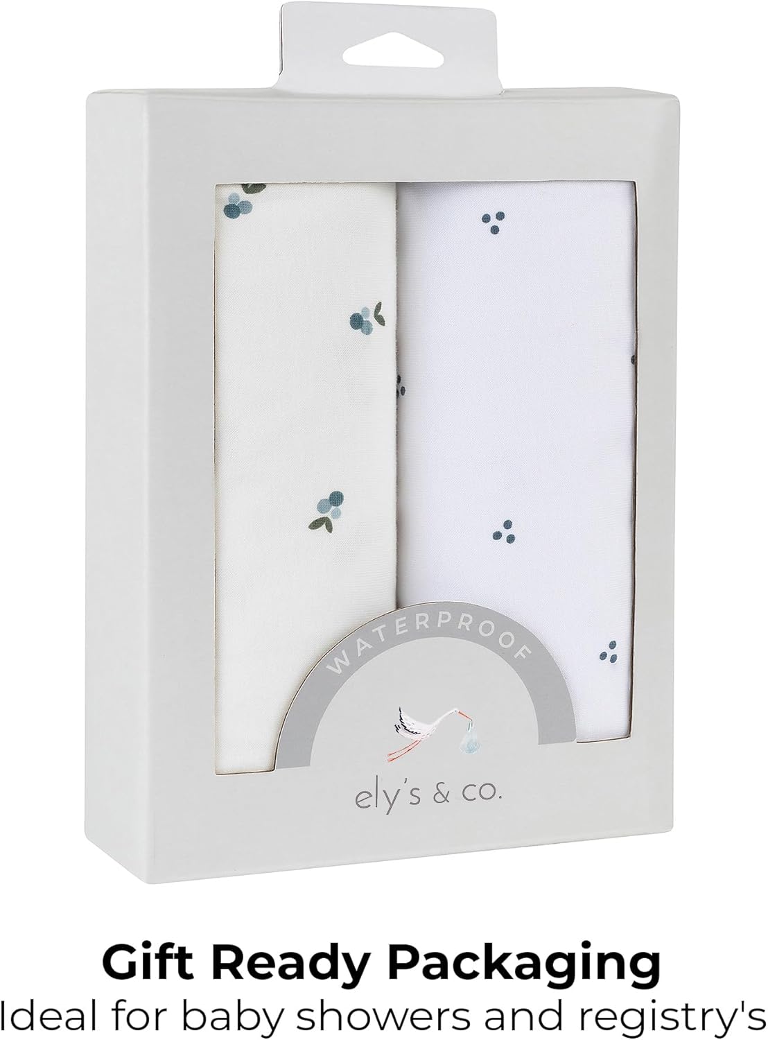 Elys Co Waterproof Changing Pad Covers 2 Pack