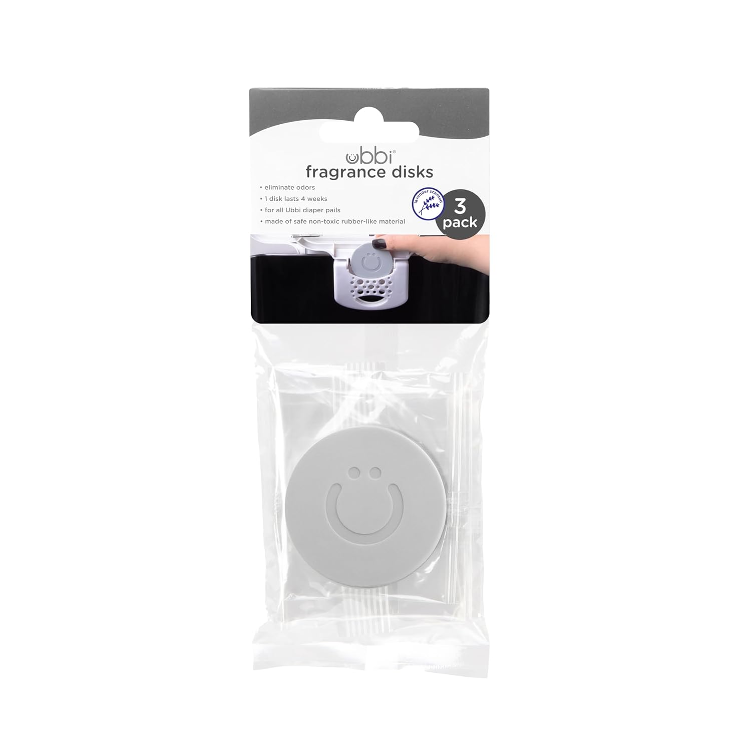 Ubbi Adult Pail Odor Absorbing Fragrance Disks 3 Pack