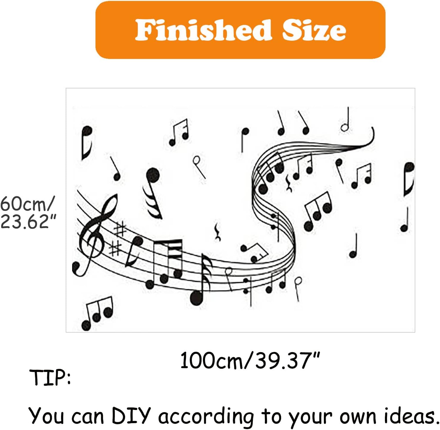 HILUCK Music Wall Art Sticker Decals Decor