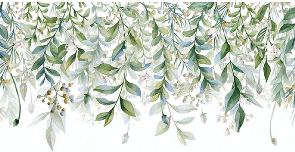 Amazon 3D Hanging Green Leaves Wall Decor Stickers