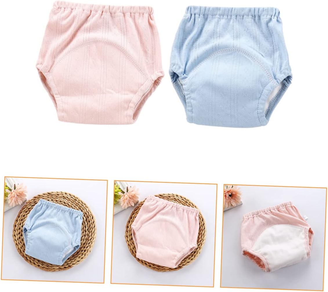 GARVALON Cotton Training Underwear for Infants 2 Pack