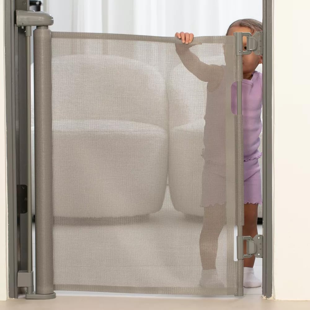 Sperric Retractable Baby Gate for Stairs and Doorway