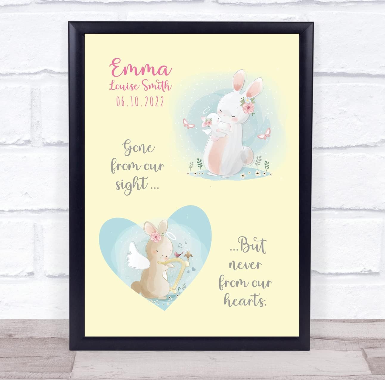 Bunny Child Baby Loss Memorial Keepsake Print
