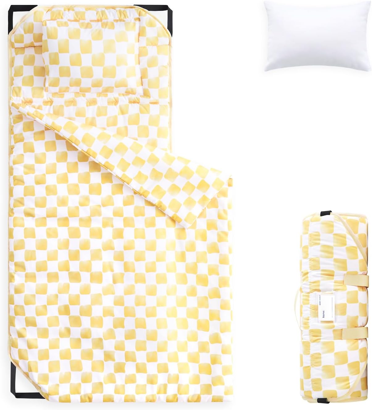 Wake In Cloud Cot Nap Mat with Pillow and Blanket 1