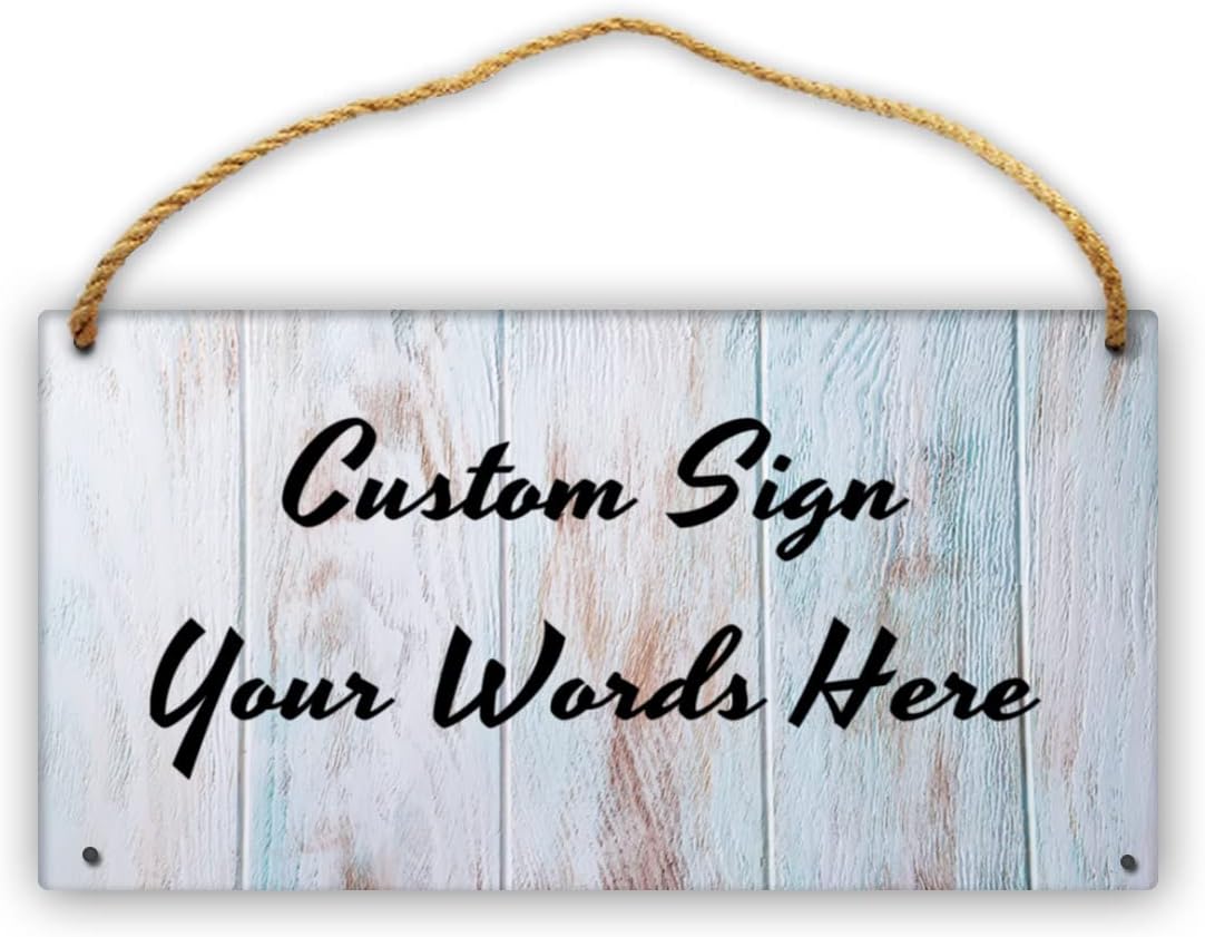 Custom Rustic Wood Signs for Farmhouse Decor