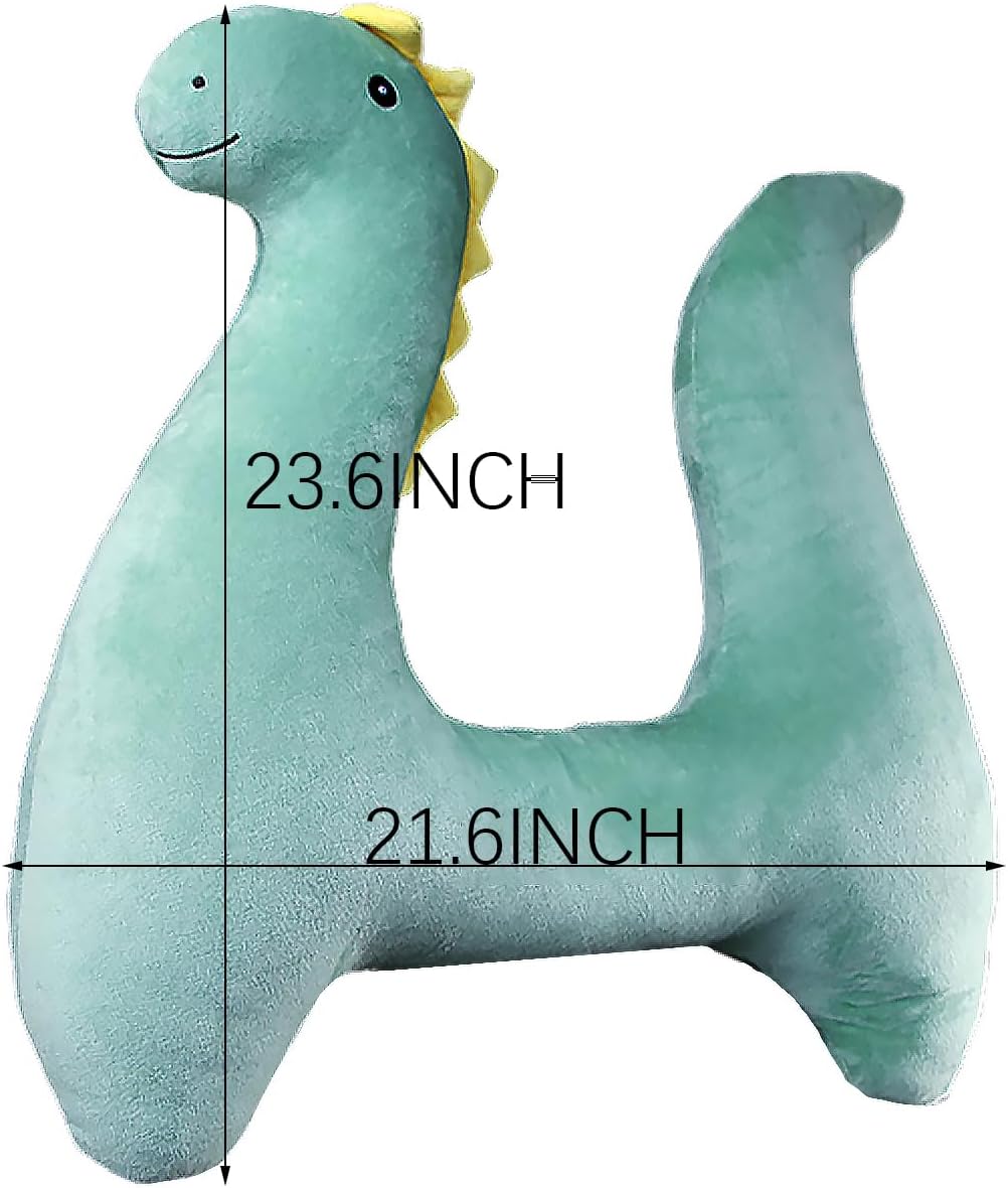 Dino Kids Car Sleeping Pillow H-Shape Head Support for Travel