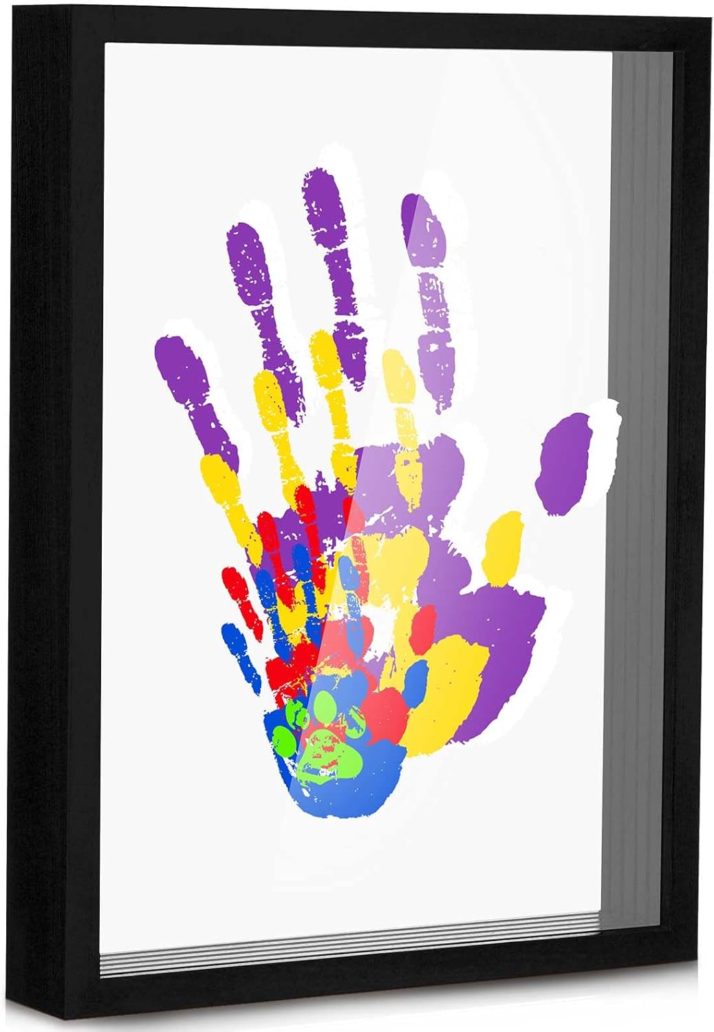 Suzile DIY Handprint Kit for Family Memories - Black Frame