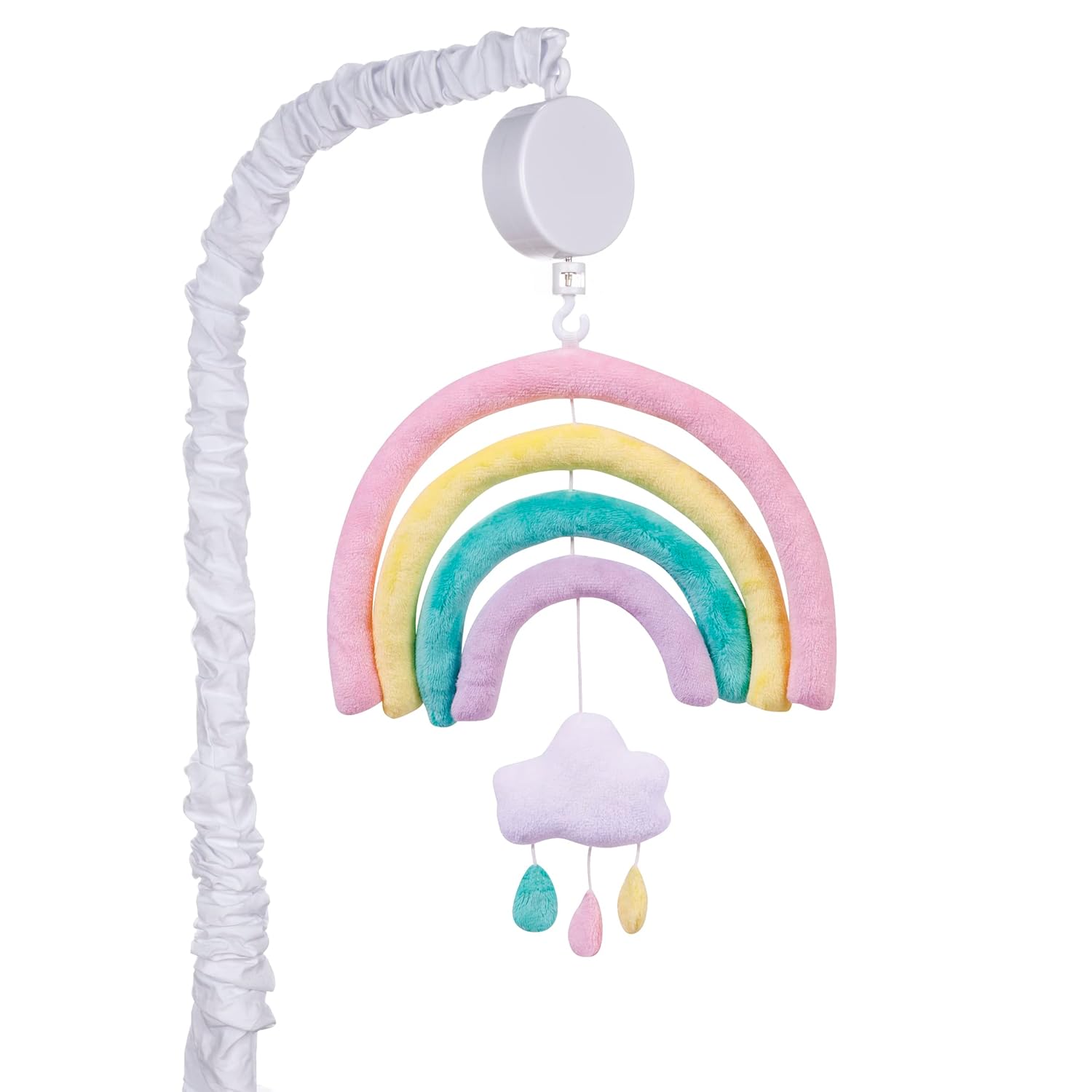 Rainbow Crib Mobile with Musical Lullaby