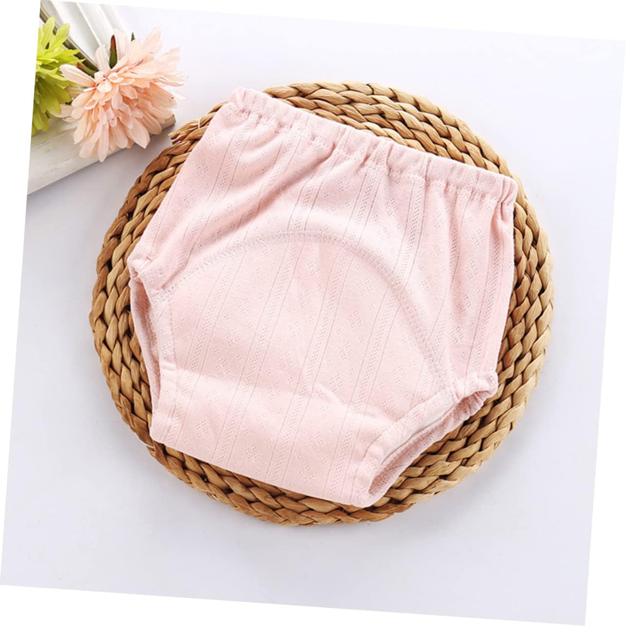 2Pcs Toddler Potty Training Underwear Reusable Cotton Diapers for Boys Girls