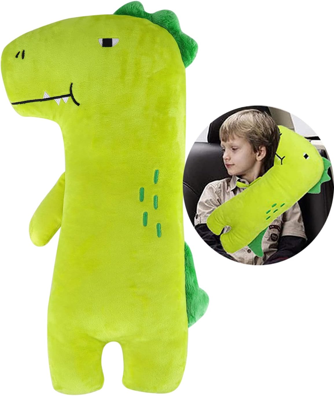 Car Travel Pillow for Kids with Cartoon Design