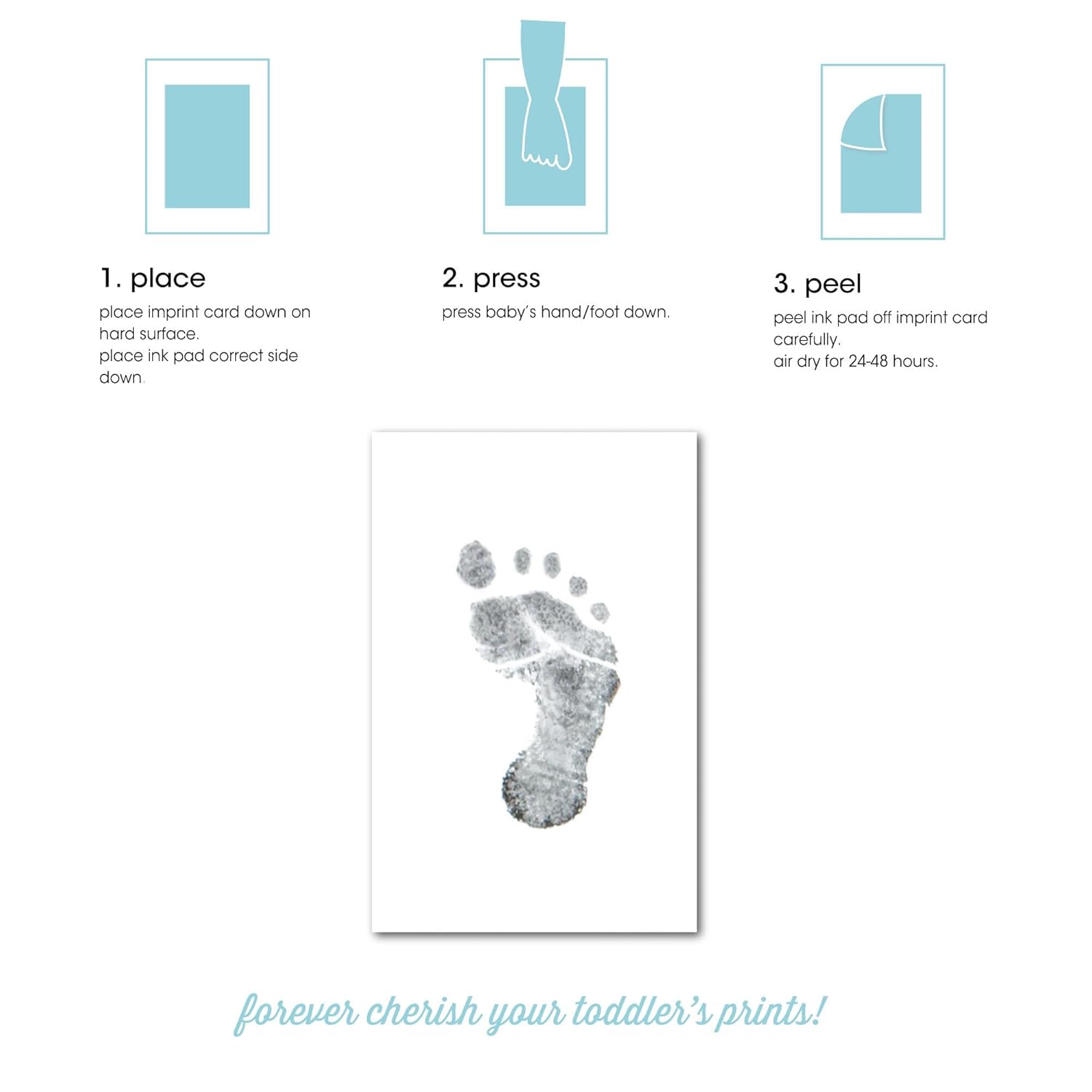 Pearhead ML Clean-Touch Baby Ink Pad Pack of 2