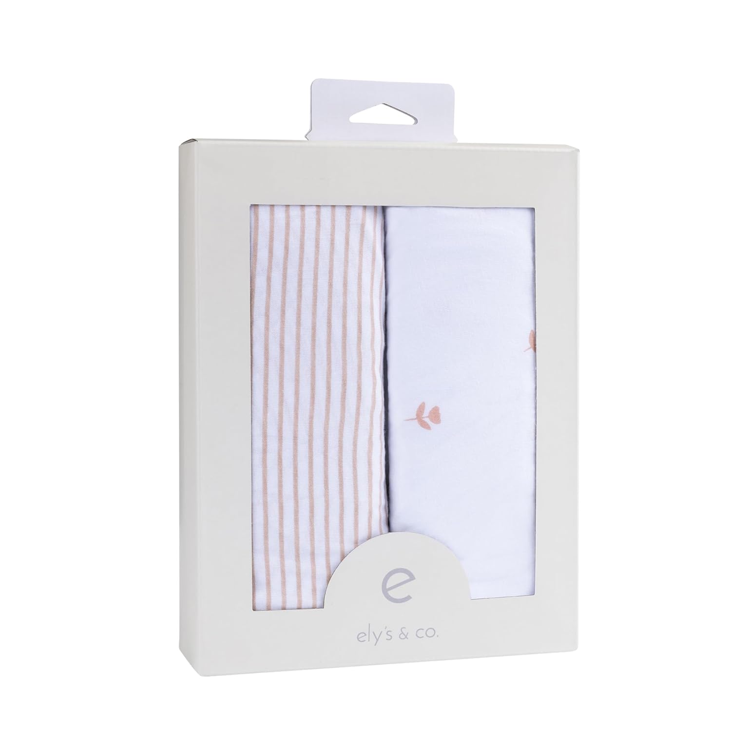 Elys Co Changing Pad Covers 2 Pack Pink Tulip