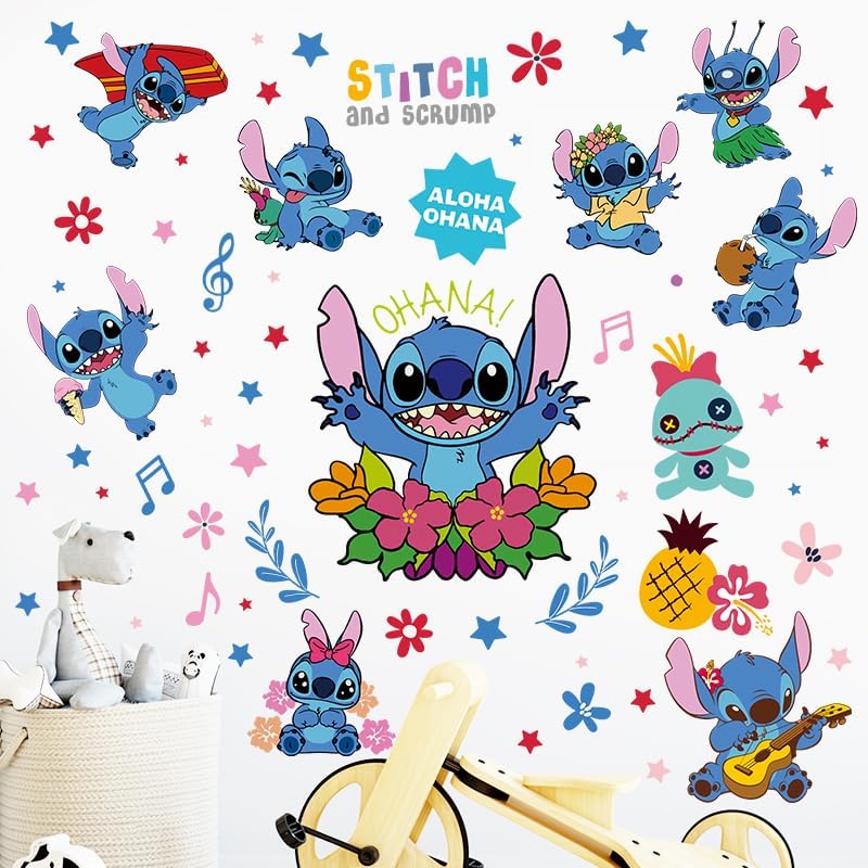 HeyAlpha Aloha Ohana Wall Stickers for Kids