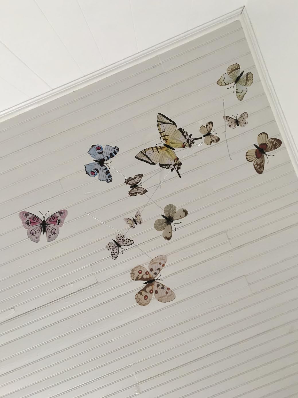 Butterfly Hanging Mobile for Nursery and Room Decor