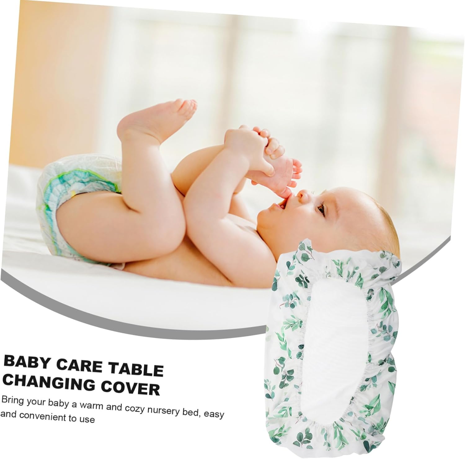 Soft Muslin Changing Pad Cover Washable Removable
