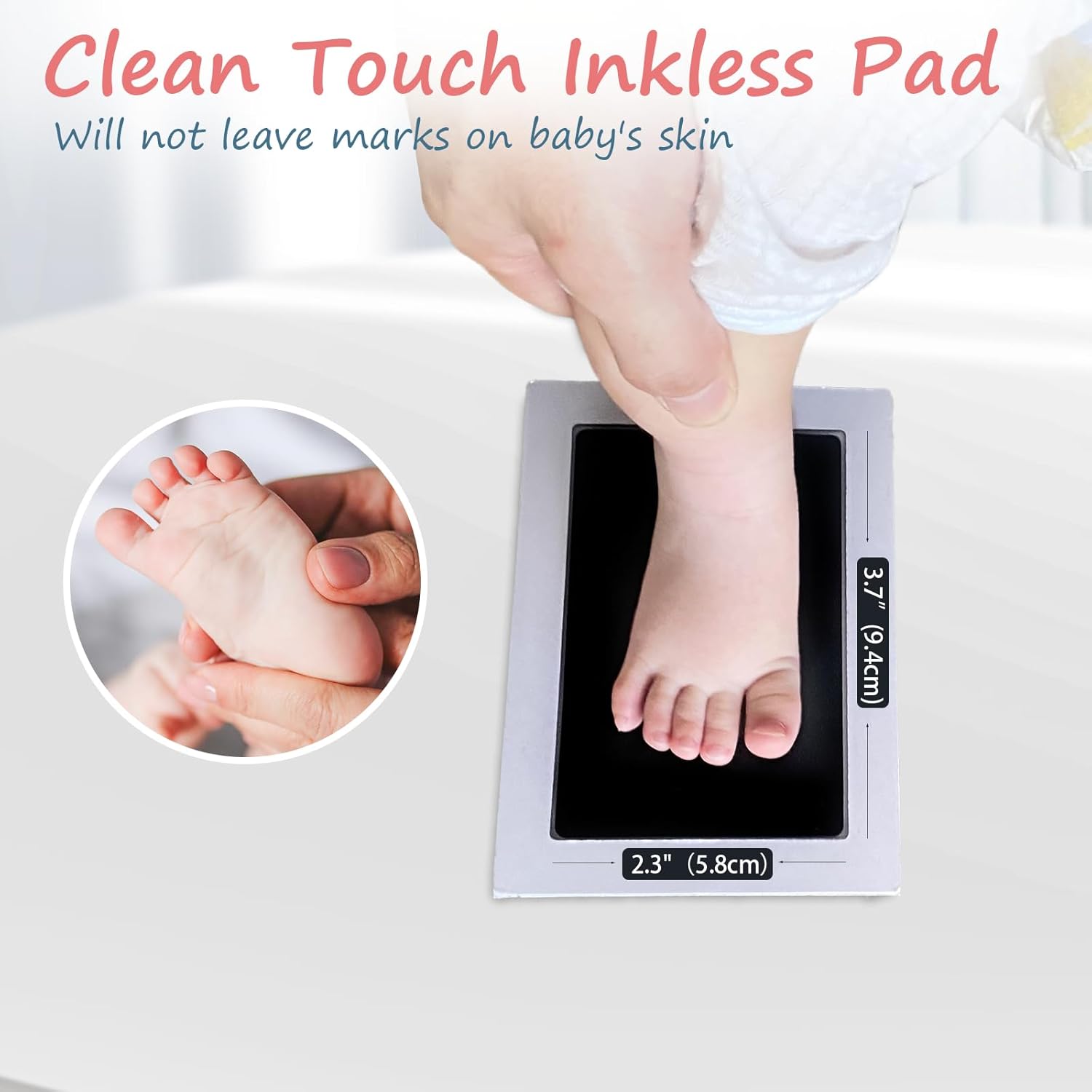 Inkless Baby Hand and Footprint Kit - No Mess Safe Creative DIY