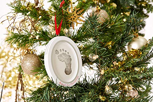 Pearhead Babyprints Double-Sided Christmas Ornament with Handprint and Footprint Kit