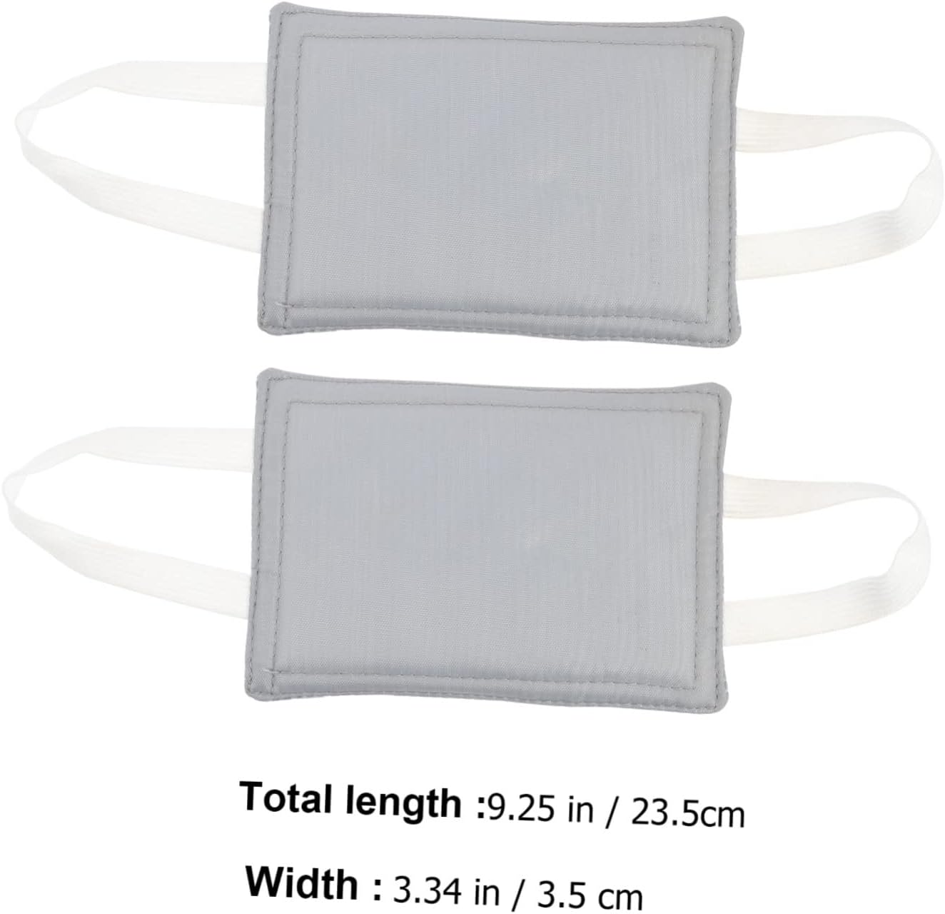 3pcs Door Cushion with Elastic Straps Noise Reducing Door Stopper