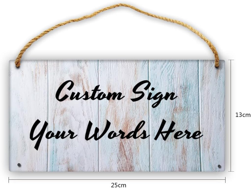 Custom Rustic Wood Signs for Farmhouse Decor
