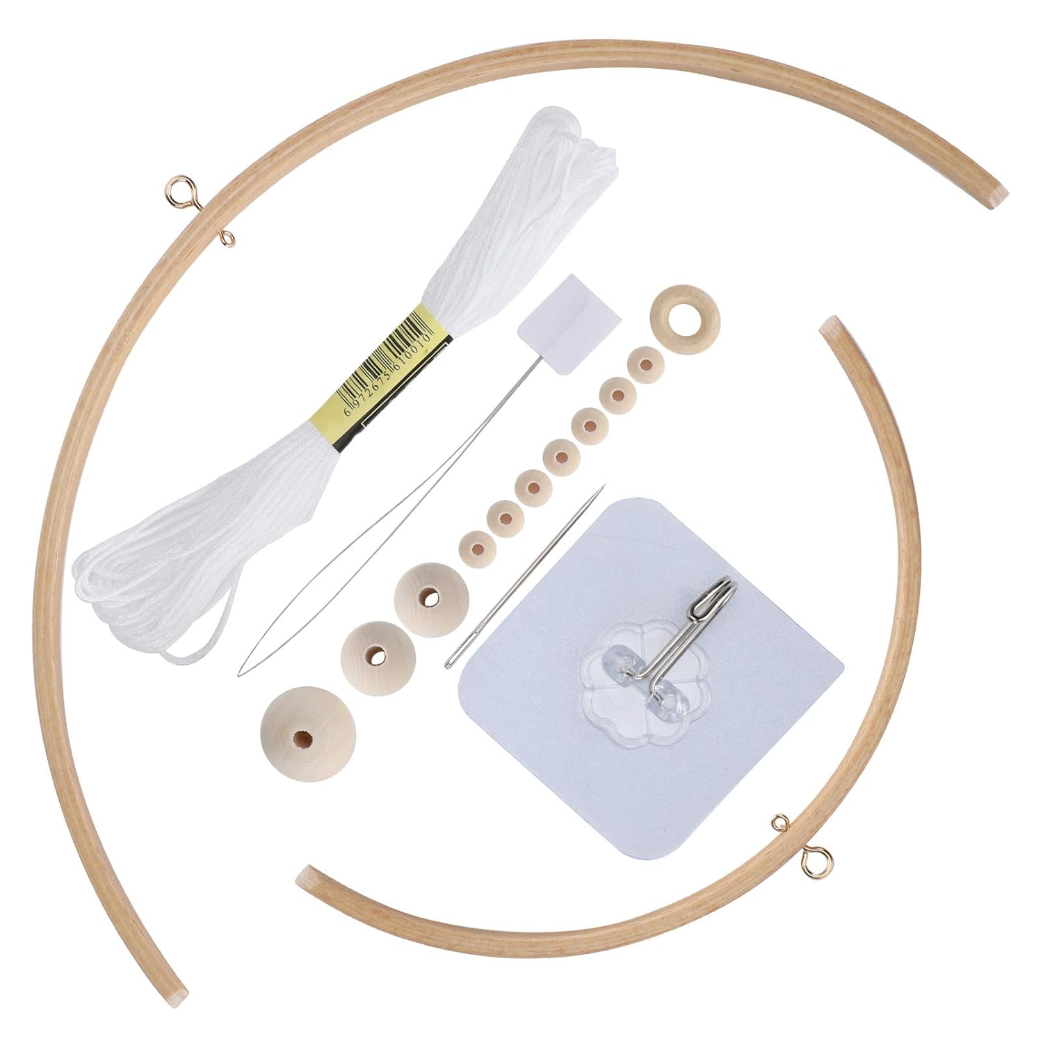 Baby Mobile DIY Kit Wooden Frame Ceiling Wind Chime Hanger