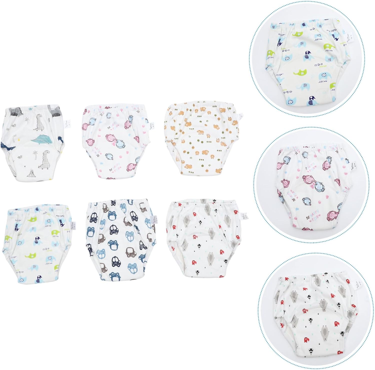 CIMAXIC Baby Training Pants Set 6 Pieces