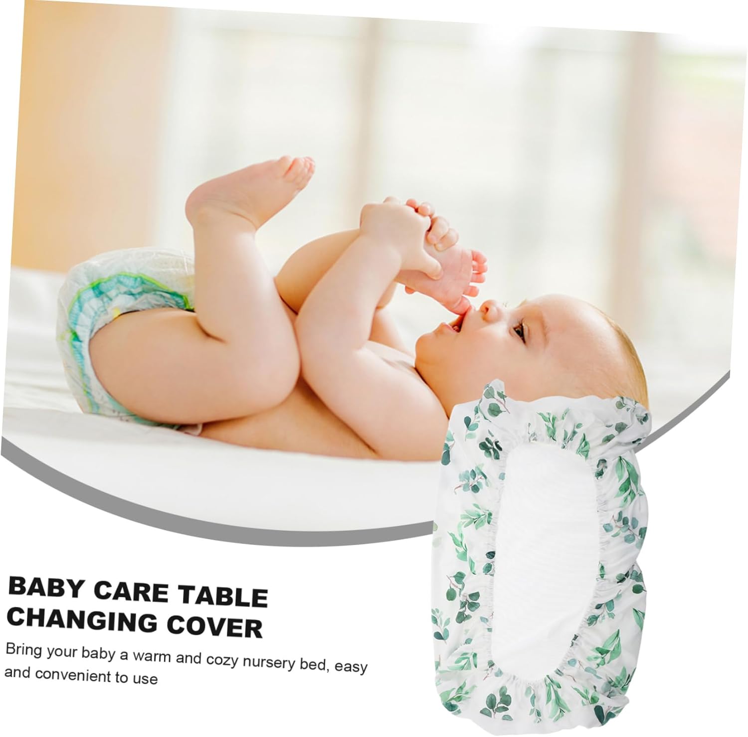 Totority Removable Washable Changing Pad Cover for Boys Girls