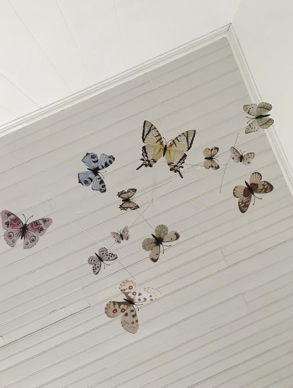 Butterfly Hanging Mobile for Nursery and Room Decor
