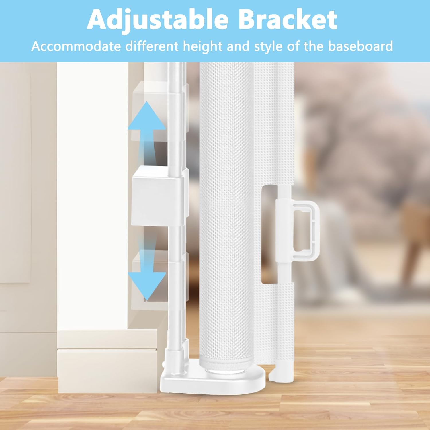 WOMHOM Reinforced 120 Inch Retractable Baby Gate