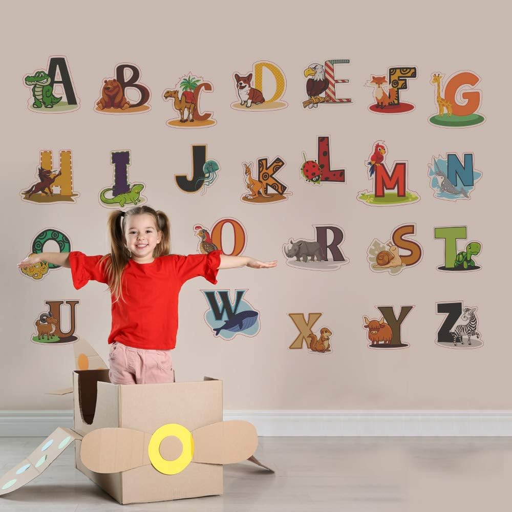 DEKOSH Alphabet Wall Decals for Kids