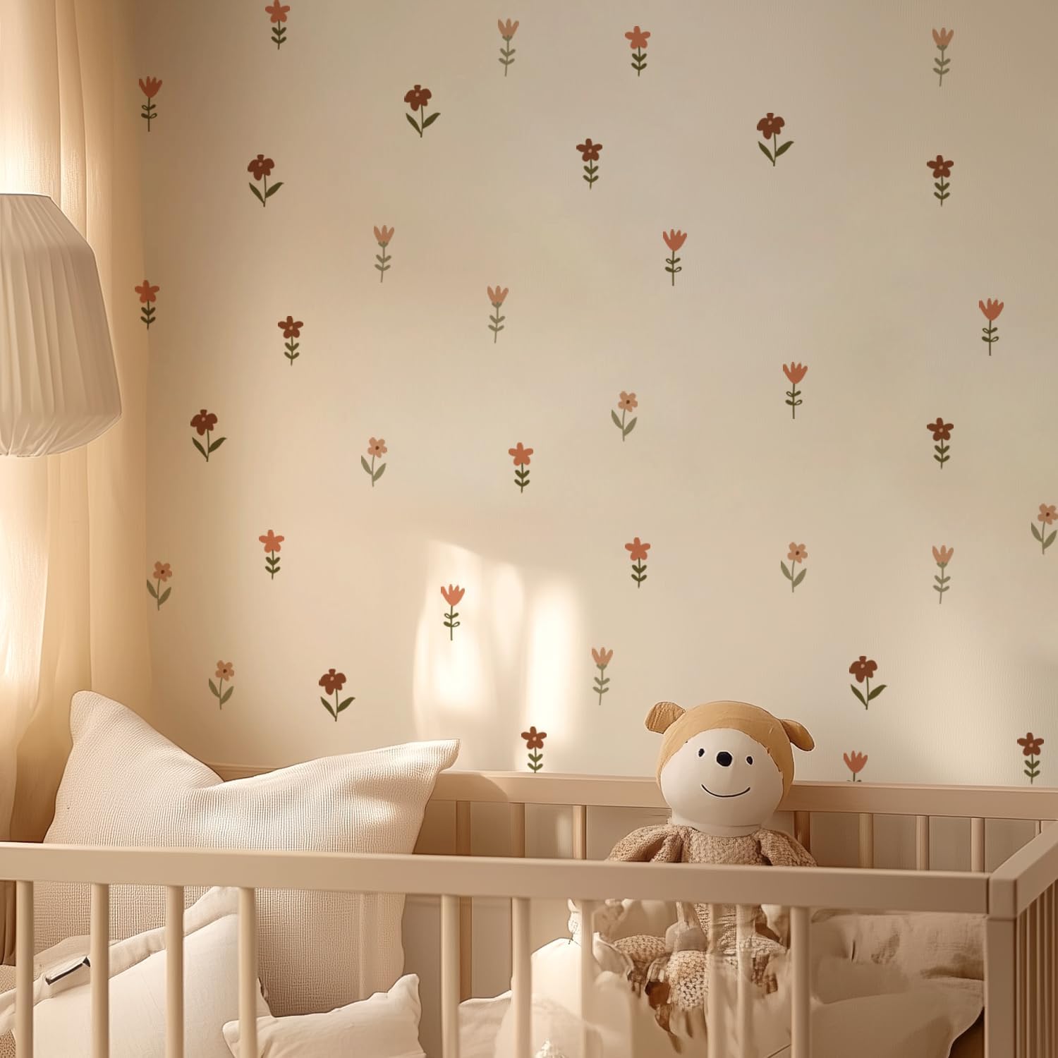 Boho Wall Stickers for Girls Bedroom Decor 6 Sheets
