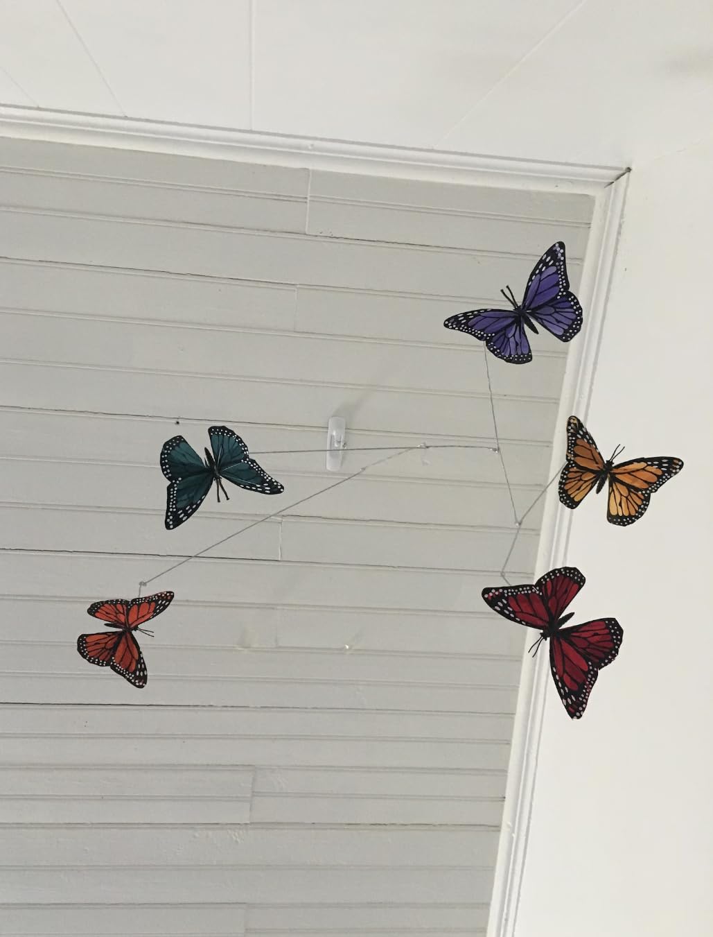 Colorful Hanging Butterfly Mobile for Nursery