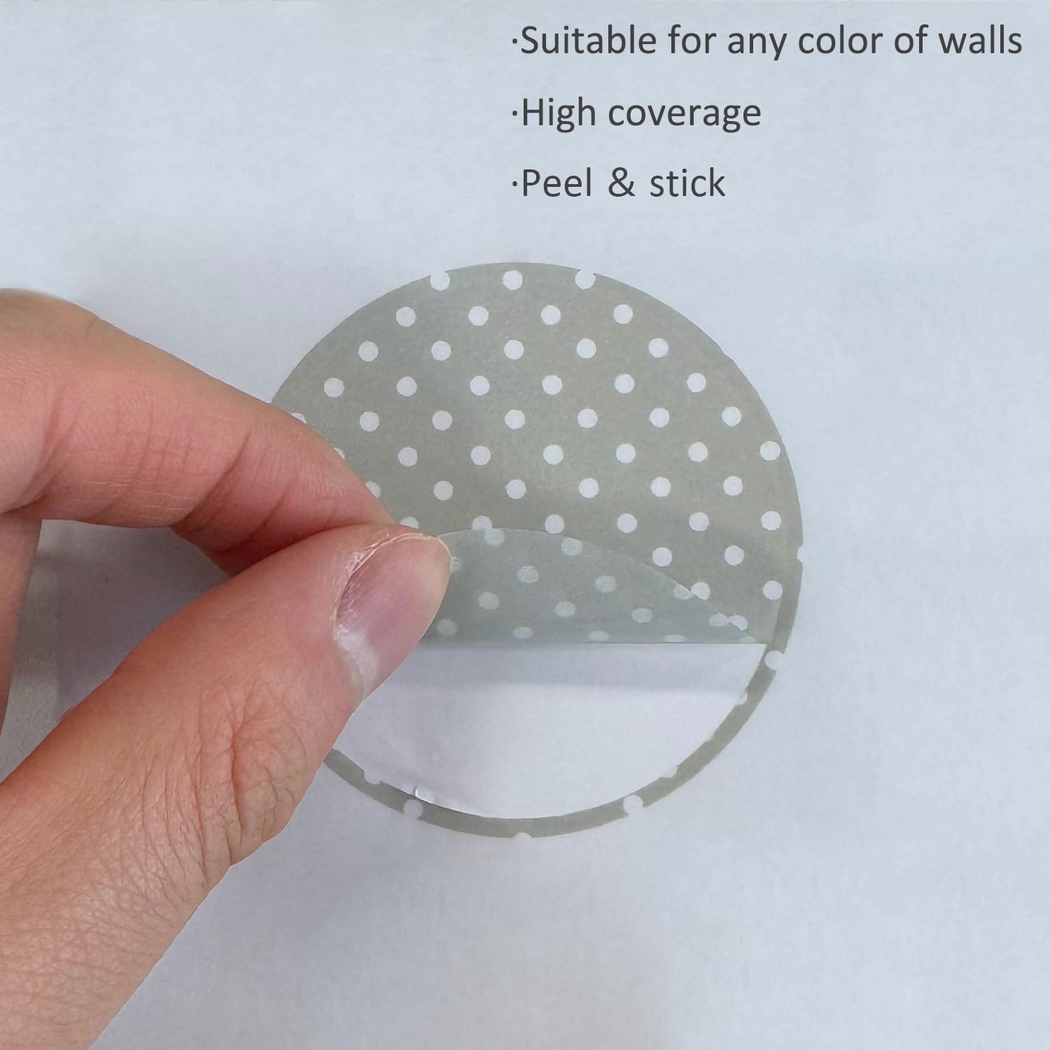 Boho Polka Dot Wall Decals 72 PCS for Kids Room