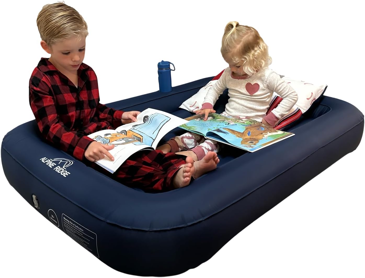 Alpine Ridge Toddler Travel Bed with 4-Sided Bumpers