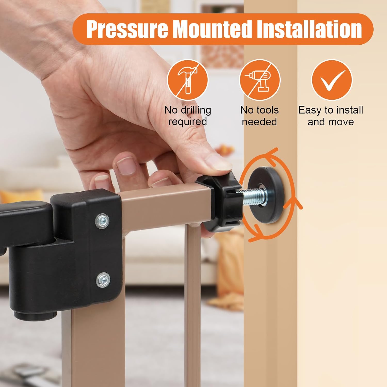 Keny Extra Wide Baby Gate for Stairs and Doors