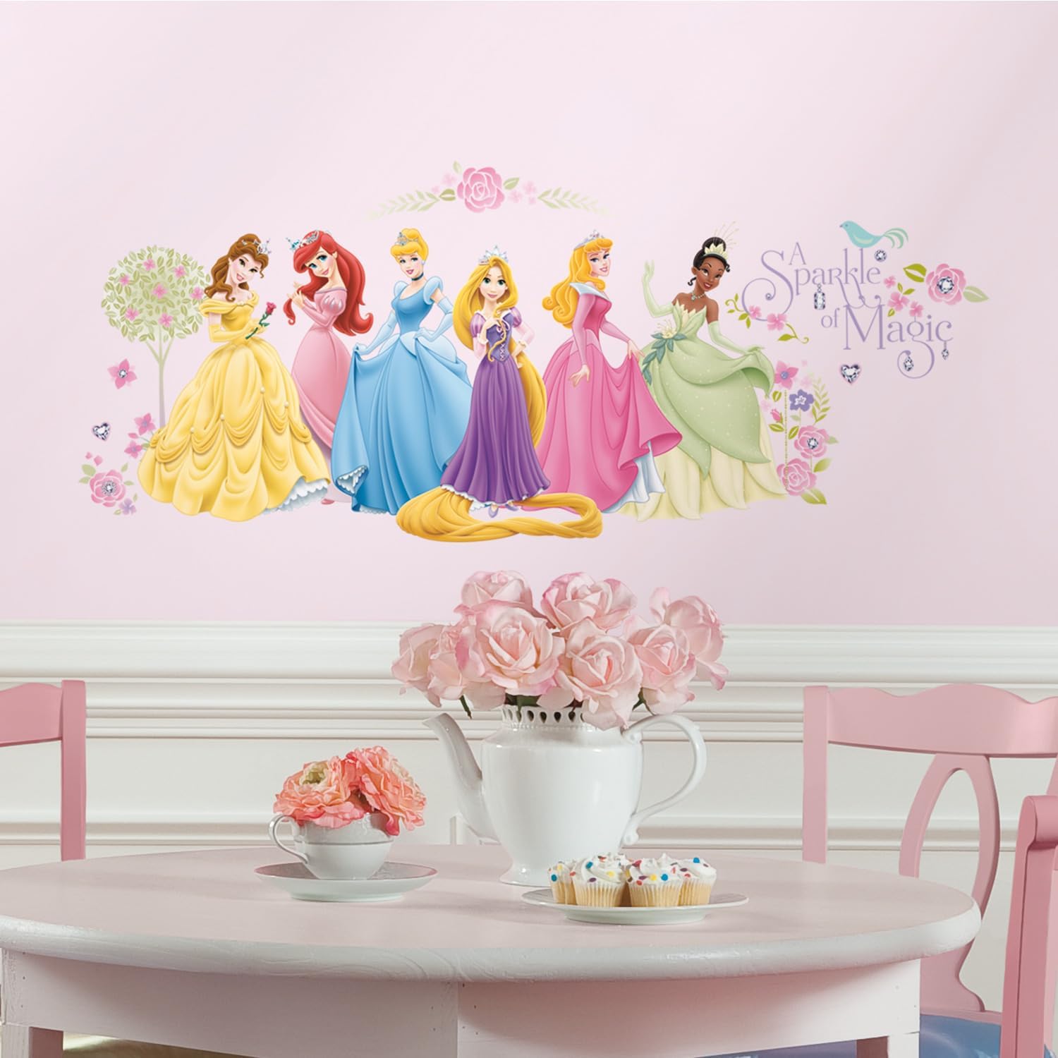 Disney Princess Glow Peel and Stick Wall Decals