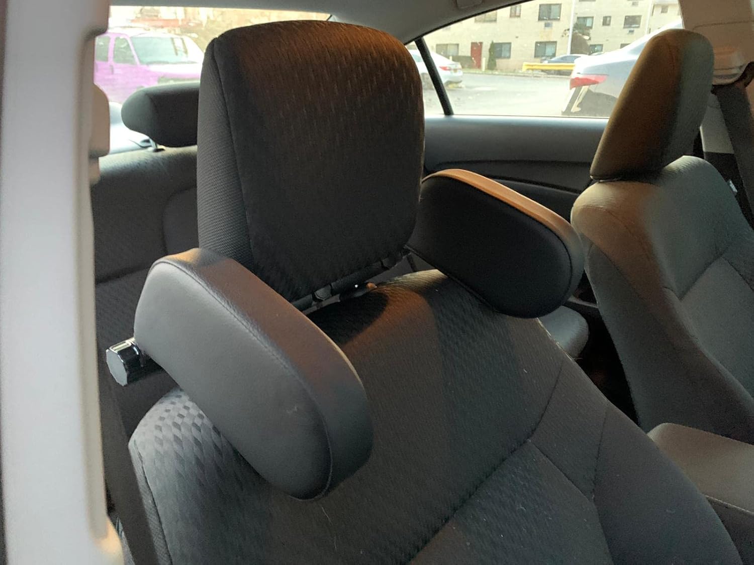 Slynx Car Headrest Pillow with Memory Foam Support