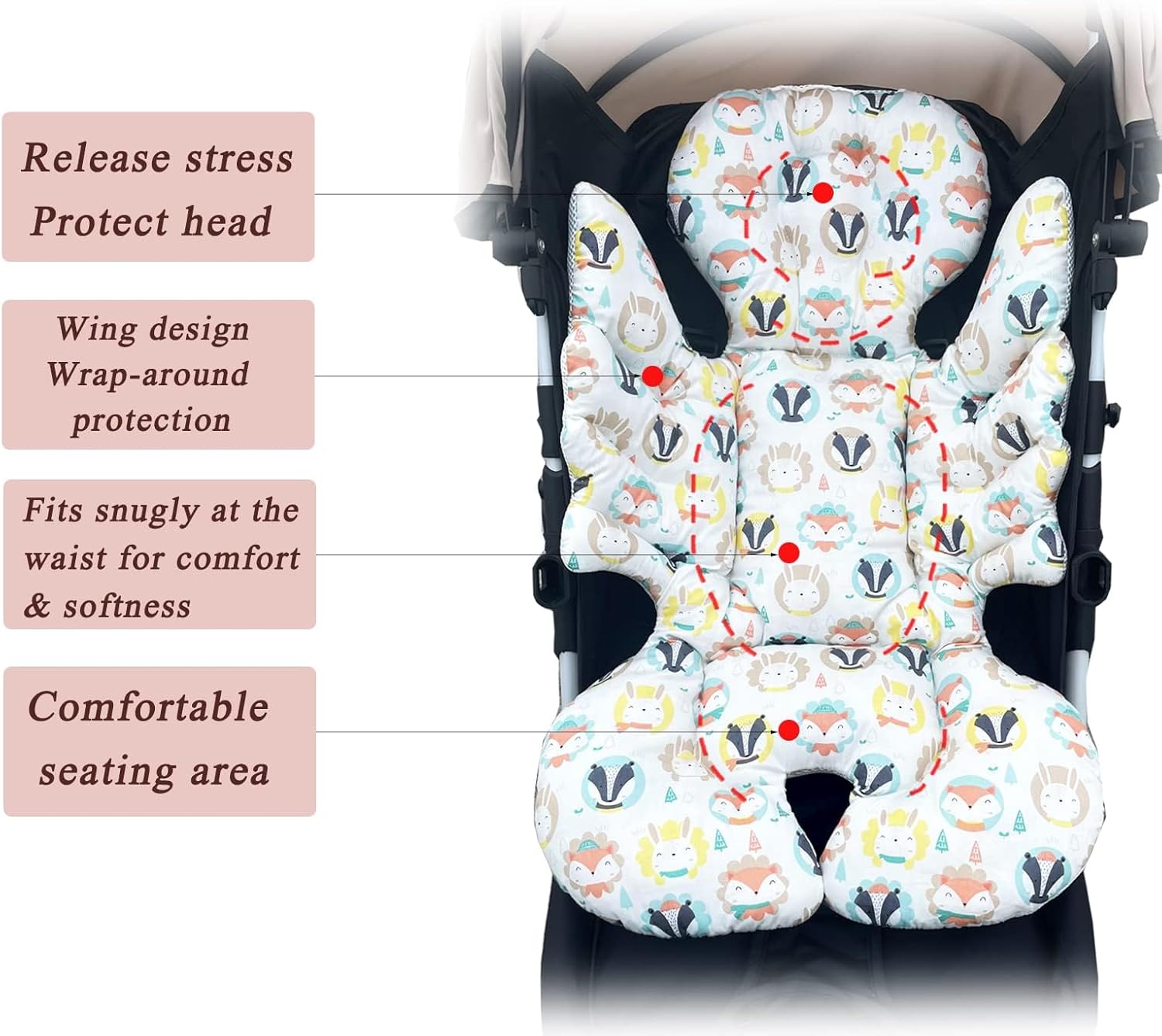 StoHua Infant Head Body Support Cushion