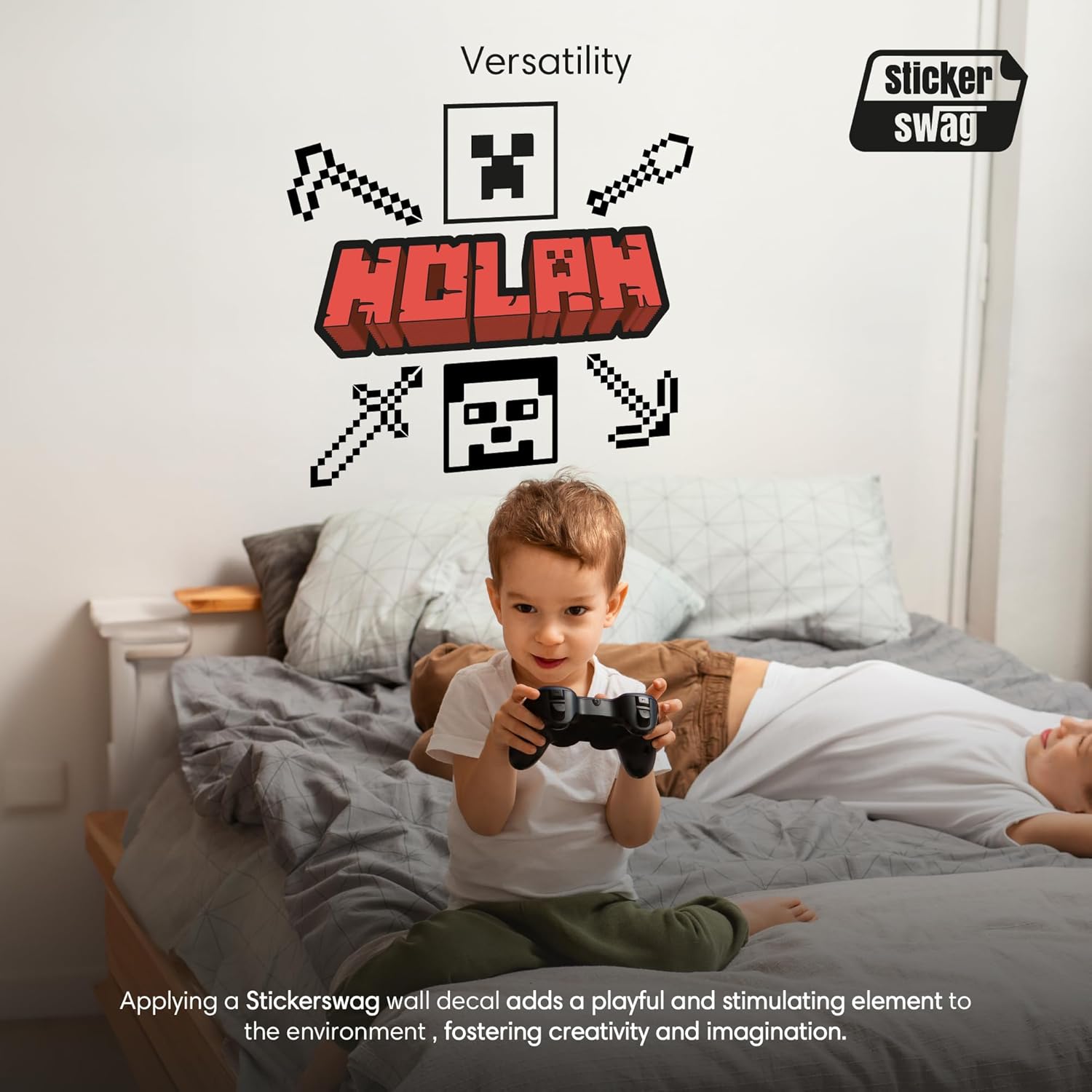 Custom Gaming Wall Decal - Made in USA
