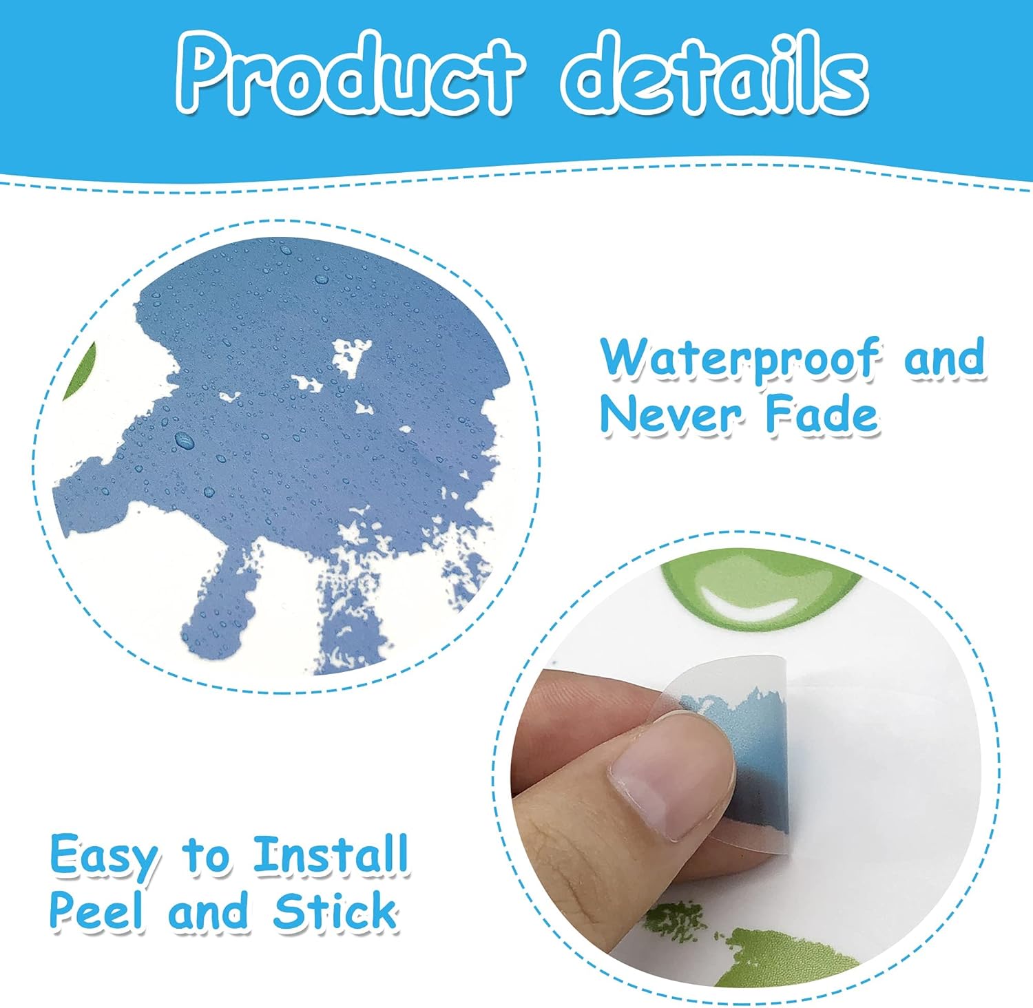 Colorful Inspirational Quotes Wall Decals for Kids Classroom and Bedroom