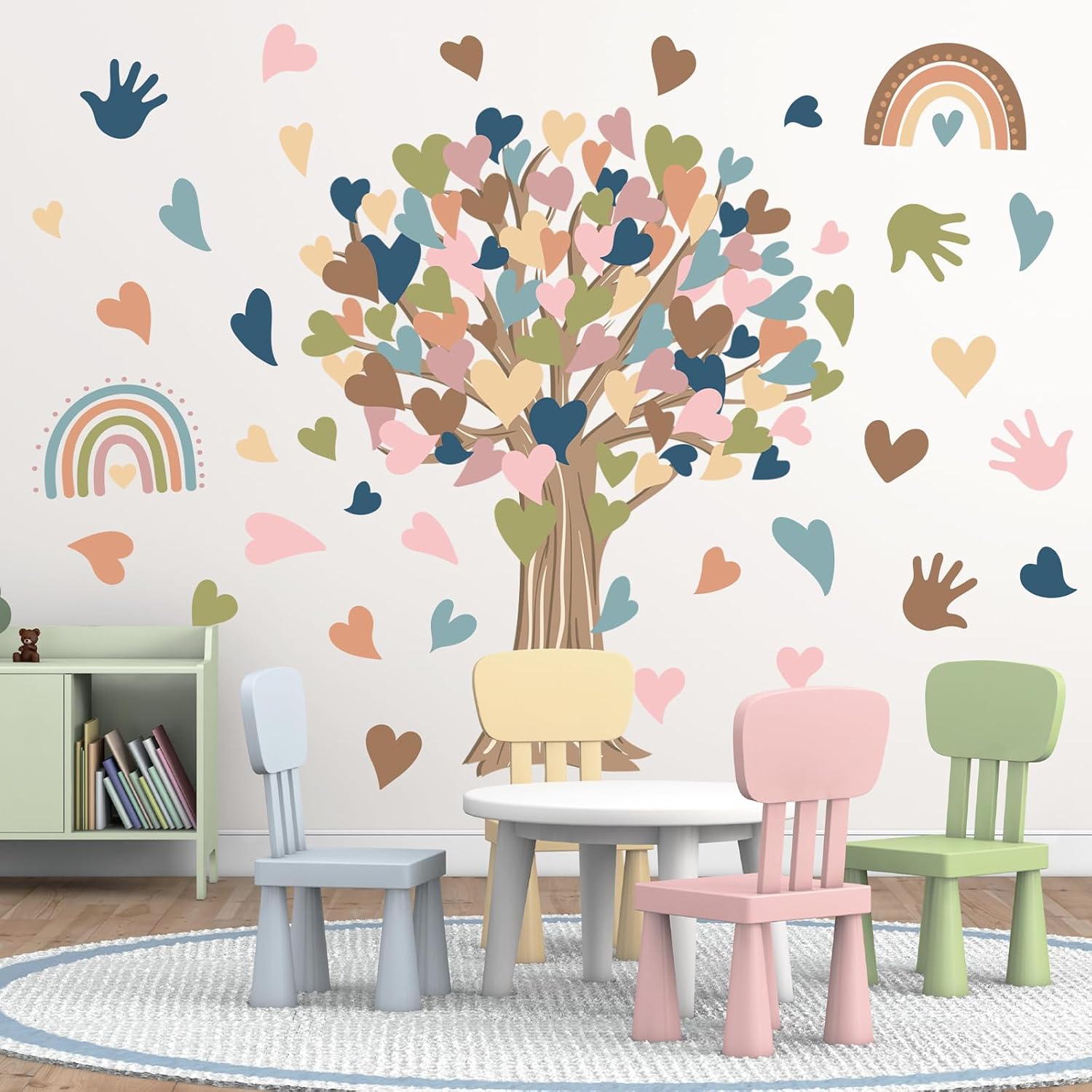 Boho Tree Wall Stickers for Classroom Decor