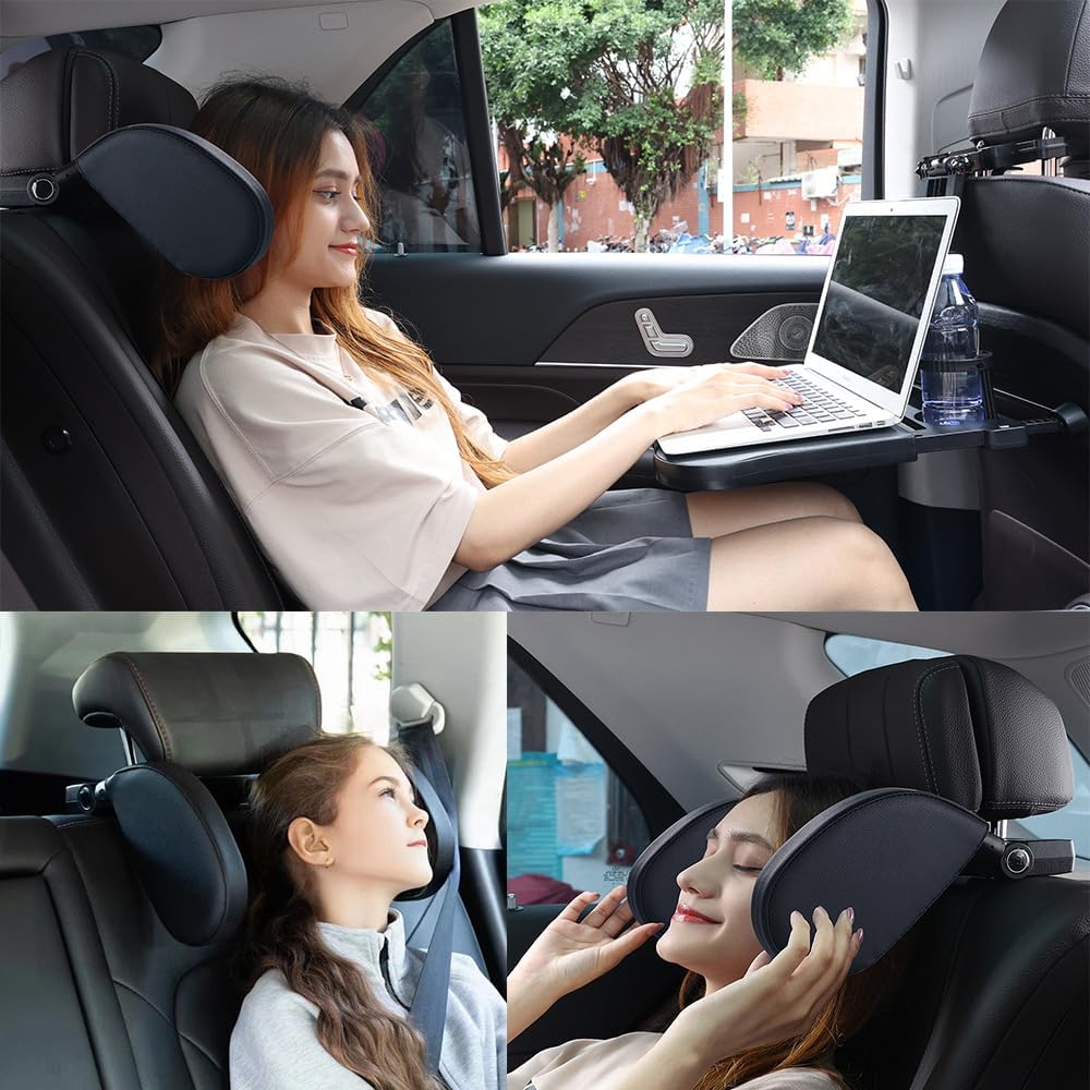 Adjustable Kids Travel Headrest Pillow with Support Cushion