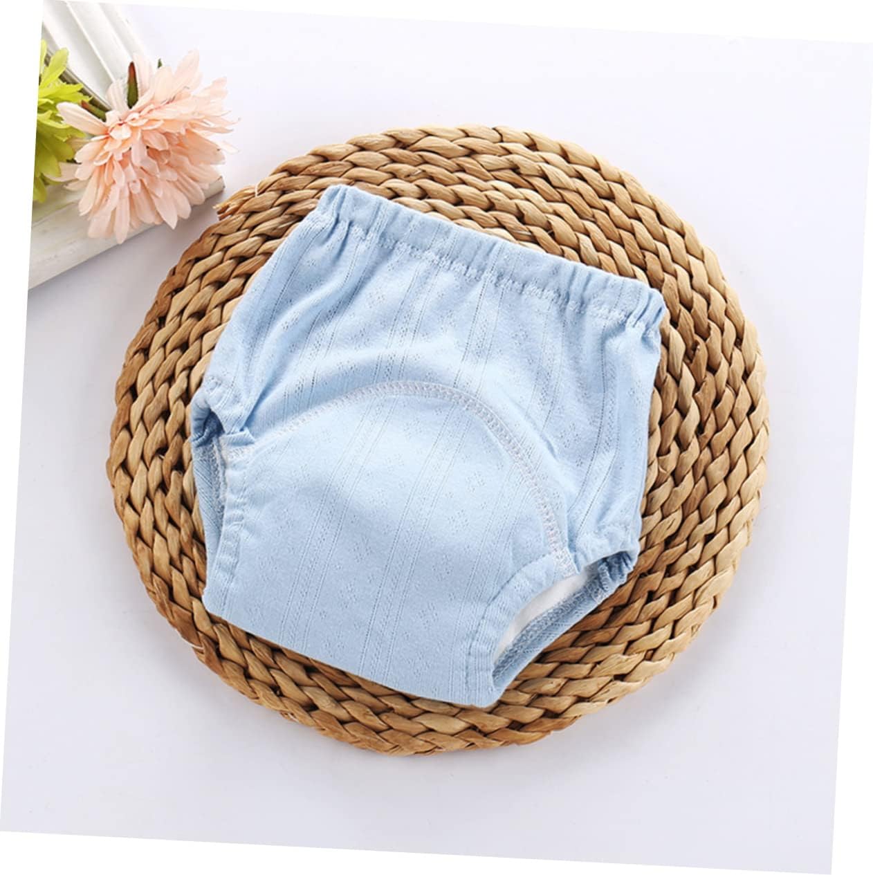 2Pcs Toddler Potty Training Underwear Reusable Cotton Diapers for Boys Girls