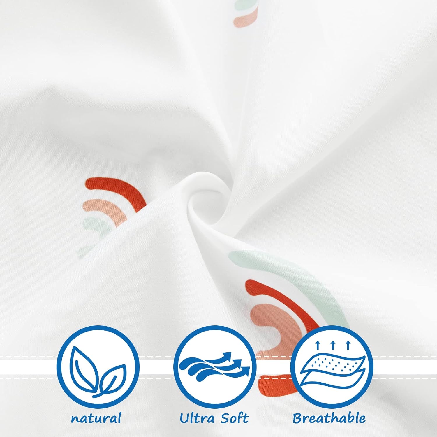 Coldwind Rainbow Changing Pad Cover 2 Pack